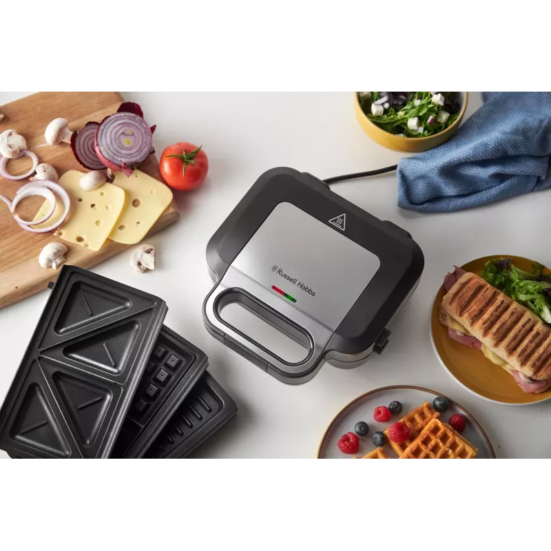 Sumuštinių keptuvė Russell Hobbs 26810-56 750 W Juoda, Nerūdijantis plienas