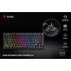 Savo Phenix SAVGK-RED mechaninė klaviatūra žaidimams 75% Gateron Pro RGB belaidė RF Bluetooth USB QWERTY