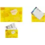 Aplankalas dokumentams Herma Postmappe Zipper A4 PP geltonas XL formatas