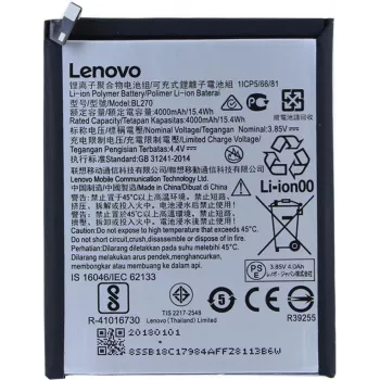 Lenovo BL-270 ličio jonų polimerinė baterija, 4000 mAh, skirta K6 Plus
