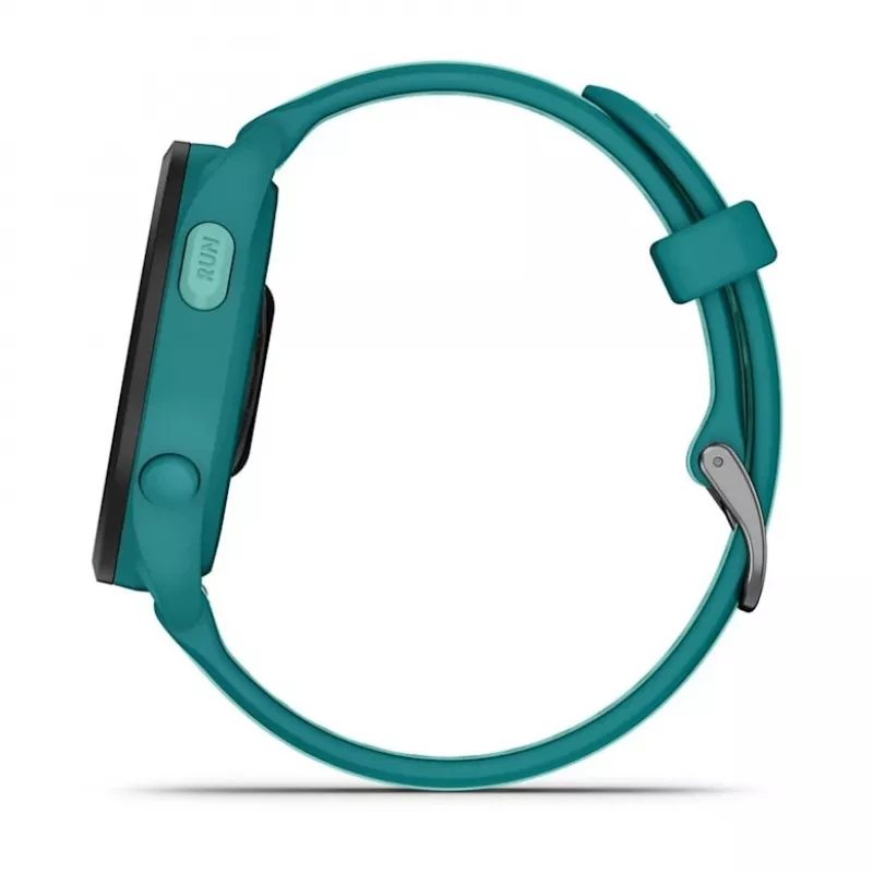 Išmanusis laikrodis GARMIN Forerunner 165 Music — 43 mm polimerinis korpusas, 1.2 colio AMOLED, 4 GB, GPS/GLONASS/Galileo, 5 ATM