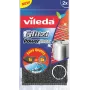 Šveitimo kempinė VILEDA 141656, audinys su nerūdijančiu plienu, pilka, pakuotė po 2 vnt., 115×245×20 mm, 35 g