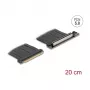 PCI Express 5.0 x16 lizdo prailginimo laidas DELOCK 81289, 20 cm