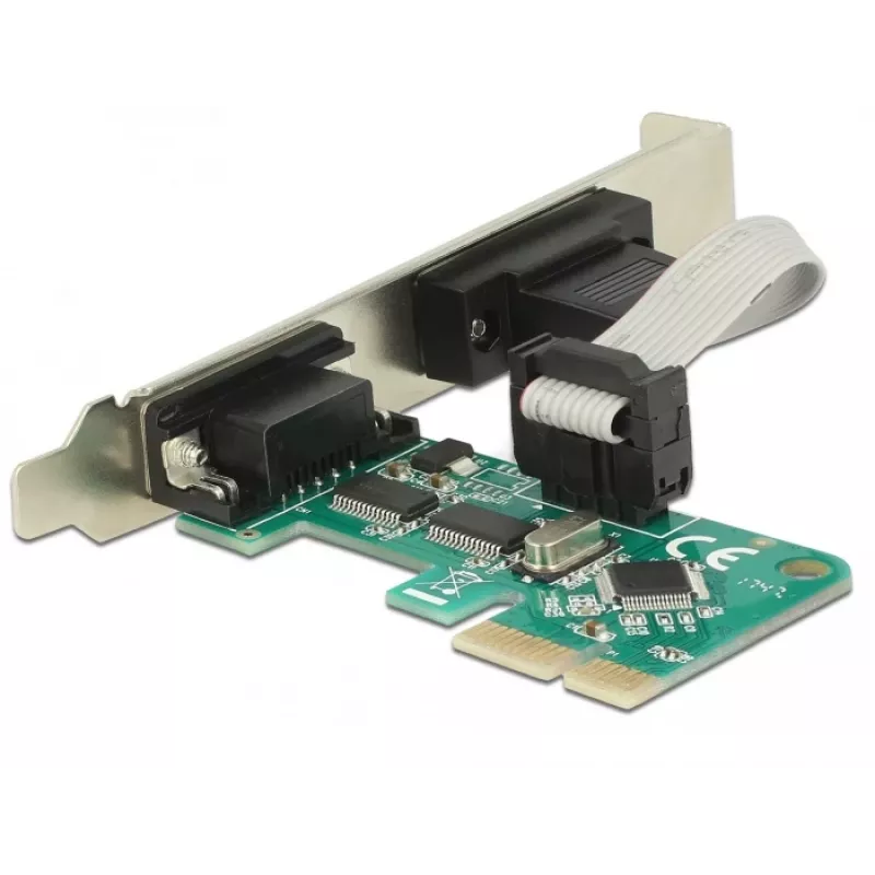PCIe sąsajos plokštė DeLOCK 89918, 2×RS-232