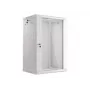 Lanberg sieninis montavimo stovo spintas 19'' 18U 600x450 mm pilkas (stiklinės durys)