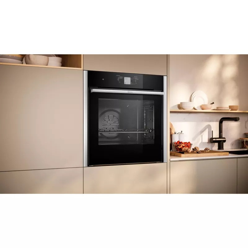 Neff B64CT73N0 orkaitė 71 L, juoda, nerūdijantis plienas