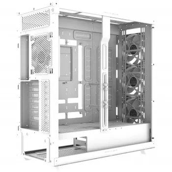 Korpusas Thermaltake AX500 Grand Tour E-ATX su stikliniu šoniniu dangčiu (Baltas)