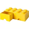 LEGO Drawer Brick 8 – geltonas (modelis 40061732) laikymo stalčius kaladėlėms ir smulkioms detalėms