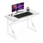 Gaminimo stalas Huzaro Hero 1.6 White – MDF/karboninis viršus 1200×600 mm, metalinis rėmas, 750 mm aukštis