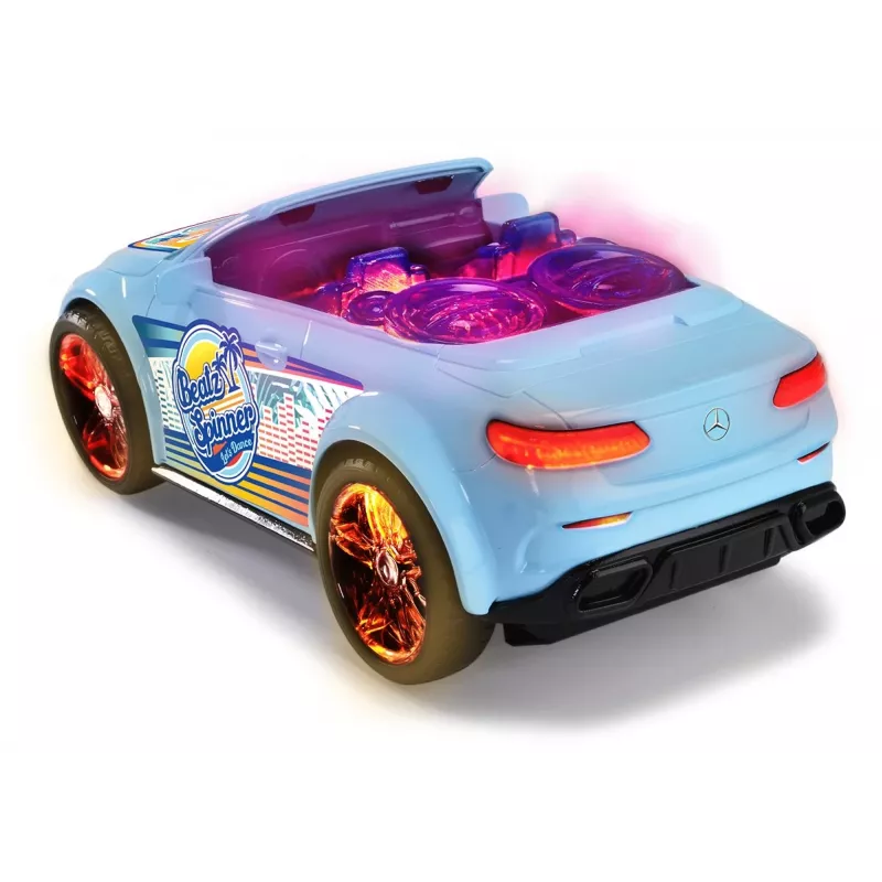 Dickie Toys Mercedes-Benz E-Class Beat Spinner mėlyna, 3 AA baterijos