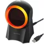 Qoltec 50857 laidinis stacionarus brūkšninių kodų skaitytuvas, 1D/2D, QR, USB, 1,75 m laidas