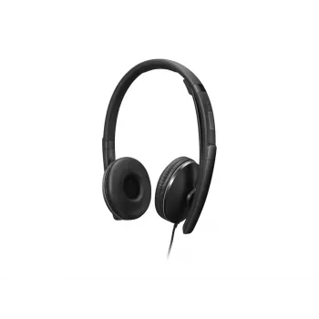 Lenovo 4XD1P83425 ausinės / headset, laidinės, ant galvos, skambučiams / muzikai, USB-A, juodos