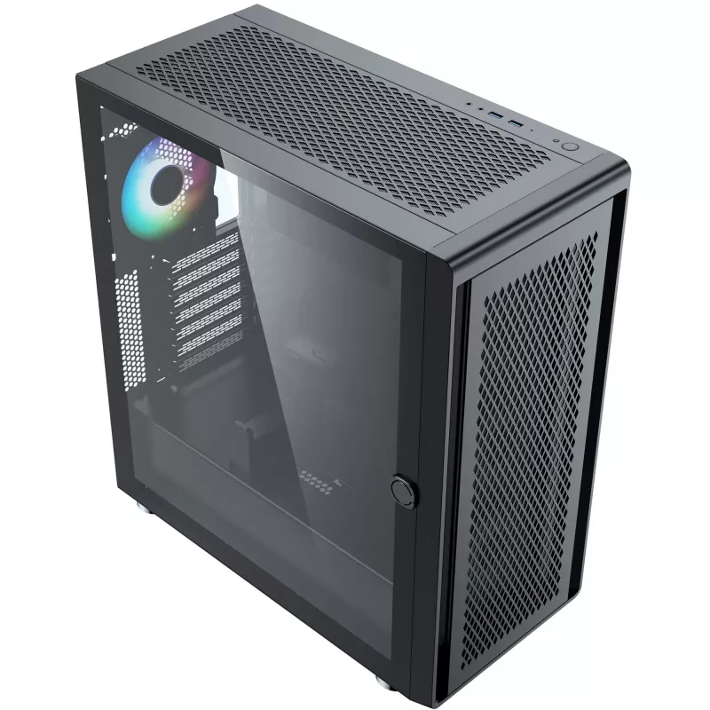 Korpusas Silentware Air 100 Black – vidutinis bokštas, ATX suderinamumas, juodas