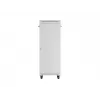 LANBERG 19 colių 32U stovimas serverio spintos stovas 600×600 mm pilkas su perforuotomis durelėmis ir LCD (Flat Pack)