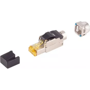 Tinklo jungtis ShiverPeaks 08-45011 Cat 8.1 Belaidis RJ46 – Ekranuotas Ethernet kištukas