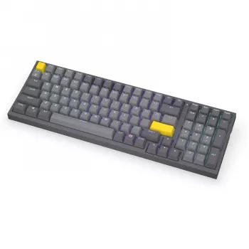 Celeris 1800, žaidimų klaviatūra pilka, US išdėstymas, ENDORFY Yellow by Gateron
