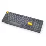 Celeris 1800, žaidimų klaviatūra pilka, US išdėstymas, ENDORFY Yellow by Gateron