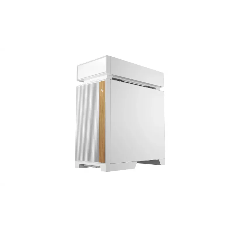 Korpusas DeepCool CL660 WH White — ATX/Micro-ATX/Mini-ITX, grūdintas stiklas, palaiko ATX/PS2/SFX/SFX‑L maitinimo šaltinius