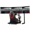 Next Level Racing Elite Triple Monitor Stovo Priedas - Juoda Edicija