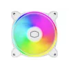 Cooler Master MasterFan MF120 Halo2 White Edition MFL-B2DW-21NP2-R2 120 mm ARGB ventiliatorius kompiuterio korpusui, 27 dB, 51,88 CFM, baltas