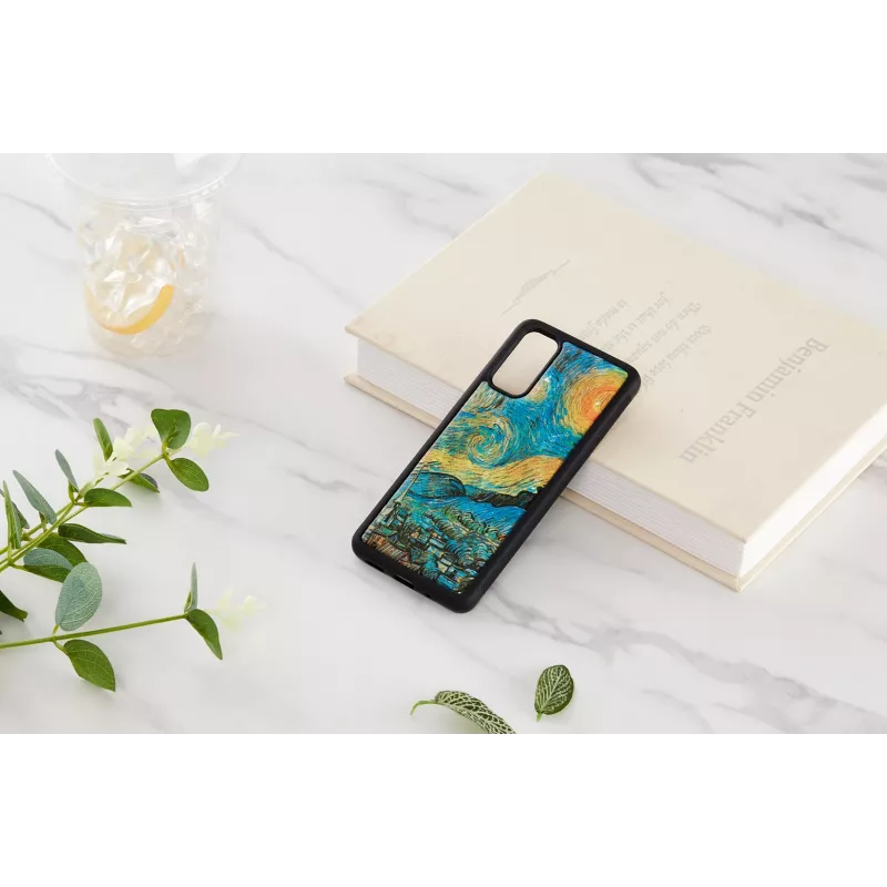 Apsauginis dėklas iKins Samsung Galaxy S20 – juodas žvaigždėto nakties dizainas
