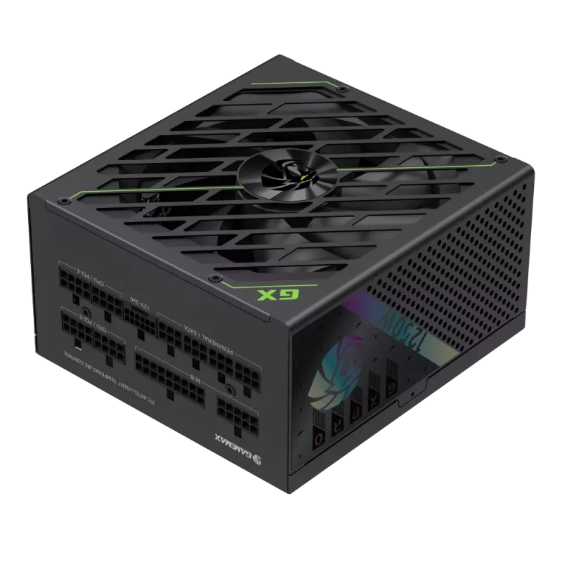 Gamemax GX PRO 1250G maitinimo blokas, 80 PLUS Gold, 1250 W, pilnai modulinis