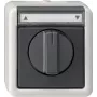 GIRA 015430 Elektros jungiklis juodai pilkas (015430)