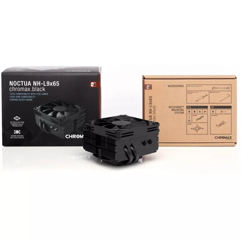 NOCTUA NH-L9x65 chromax.black žemo profilio CPU aušintuvas