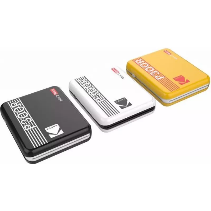 Spausdintuvas Kodak Mini 3 Square Retro Pass Photo Printing Technology Geltona