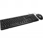 Inter-Tech AC KB-102DE stalinė klaviatūra su pele USB juoda 1000dpi 105 mygtukai laidinė (88884138)