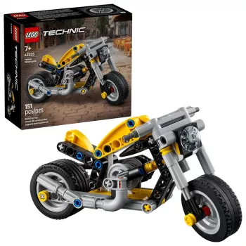 LEGO Technic 42225 Geltonas Motociklas