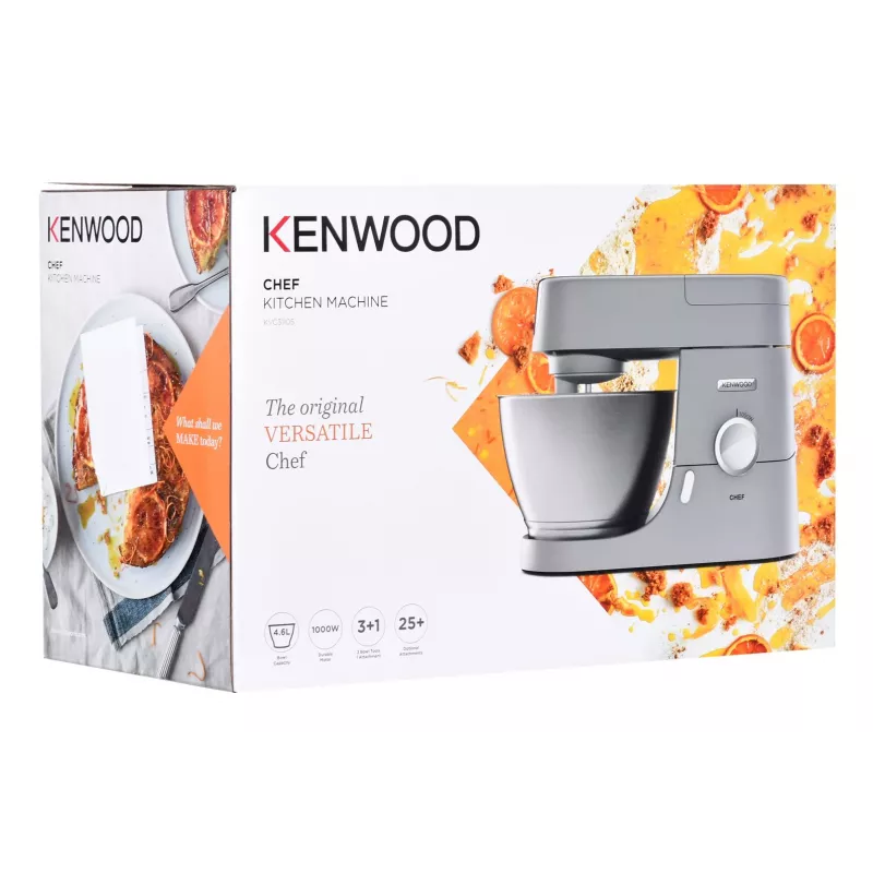 Virtuvinis kombainas Kenwood KVC3110S, 1000 W, 4,6 L, sidabrinis