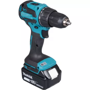 Akumuliatorinis smūginis gręžtuvas-suktuvas Makita DHP490Z, 18 V (mėlynas/juodas, be akumuliatoriaus ir įkroviklio)
