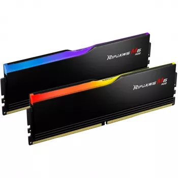G.Skill Ripjaws M5 RGB 48 GB DDR5-6000 (2x 24 GB) Dual-Kit, juoda, F5-6000J3036F24GX2-RM5RK, INTEL XMP
