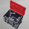 Kietasis dėklas Einhell E-Case M juodas/raudonas 2.85 kg