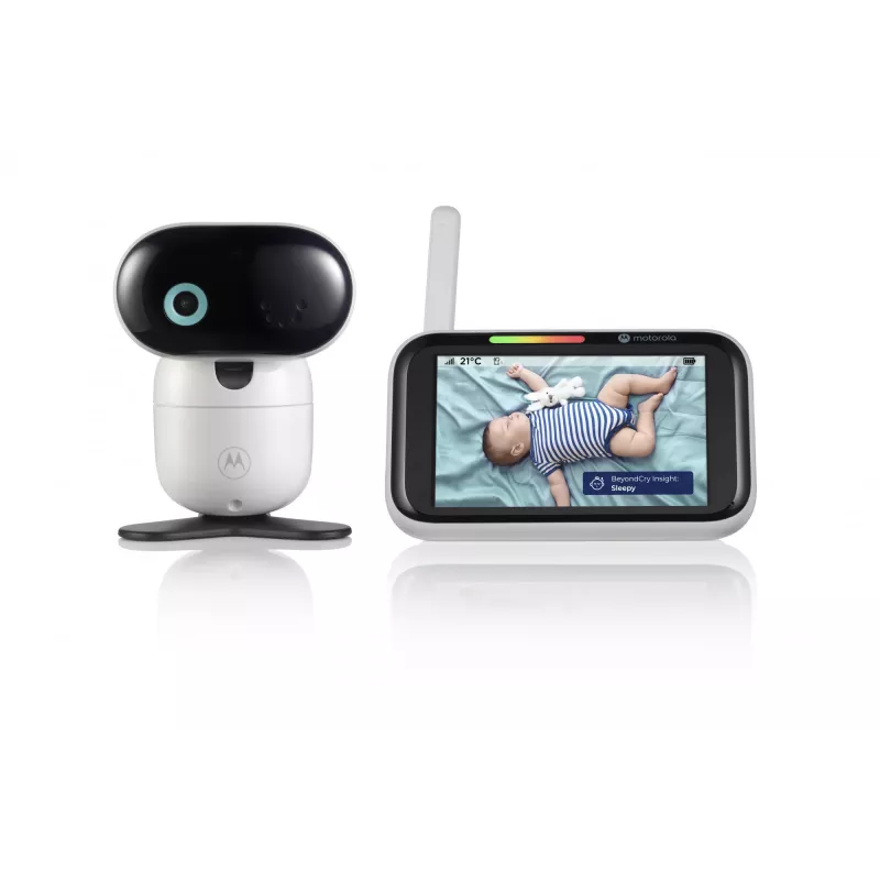 Motorola Solutions PIP1710 Connect 5 pasukamas ir pakreipiamas vaizdo kūdikio monitorius (120MOTOPIP1710C)