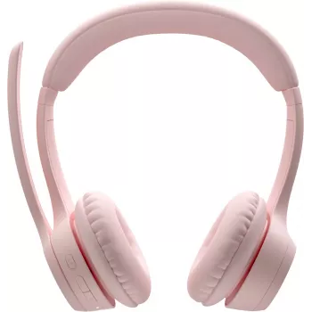 Logitech Zone 300 belaidės ausinės su mikrofonu, rožinės spalvos, 981-001412