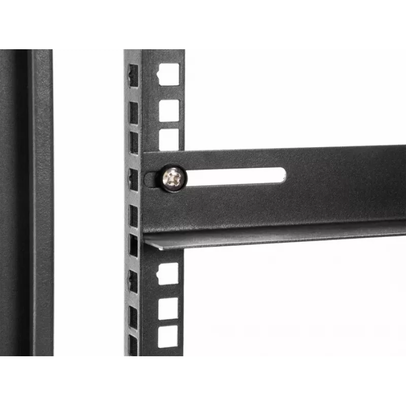 Montavimo kronšteinai DeLOCK 19 colių 450x40 mm 2 vnt. Juodi Metaliniai