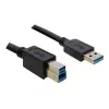 USB šakotuvas DeLOCK 4 portai 5000 Mbit/s Juoda Balta