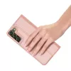 Dux Ducis Skin Pro dėklas su dirželiu ir atverčiamu dangteliu Samsung Galaxy S22+ (S22 Plus) rožinis