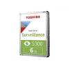 Toshiba S300 Surveillance 3.5 inch vidinis kietasis diskas SATA 6Gb/s - 6TB, 5400RPM