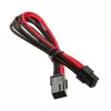 SilverStone 6-Pin-PCIe į 6-Pin-PCIe laidas 250mm - juoda/raudona