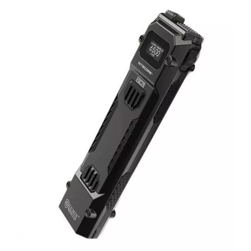 Kišeninis žibintuvėlis Nitecore EDC29, nerūdijančio plieno korpusas, 2 LED, 15–6500 lm, IP54, USB įkraunamas