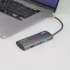 USB-C šakotuvas Tellur TLL321061 su PD 3.0 100W, HDMI išvestimi ir 3× USB 3.0 prievadais