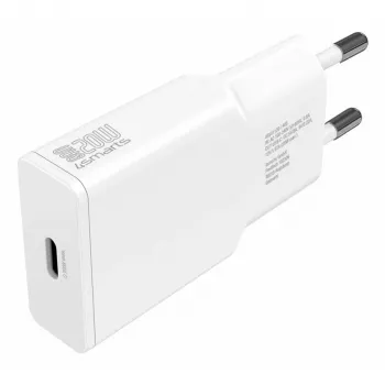 Įkroviklis 4smarts PDPlug Slim Smartphone Tablet White AC Greitasis įkrovimas