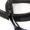 LOGILINK KAB0047 Lankstus kabelių organizatorius su užtrauktuku, juodas 2m
