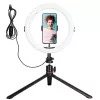 Agfa Arl11 žiedinis apšvietimas 120 LED vlog + stovas + nuotolinis valdymas