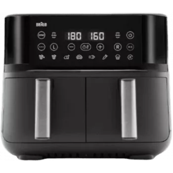 Braun TD 3030I BK Dviguba 8 L Laisvai pastatoma 2850 W Karšto oro gruzdintuvė Juoda