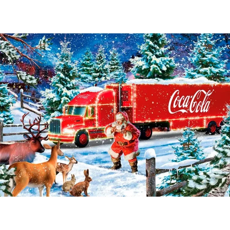 Dėlionė Schmidt Spiele Coca Cola Christmas Truck 1000 vnt