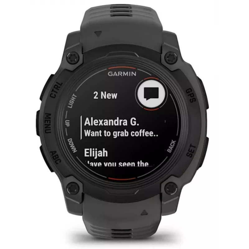 Garmin Instinct E laikrodis 2.18 cm (0.86 inch) MIP 40 mm skaitmeninis 166 x 166 pikseliai juodas GPS